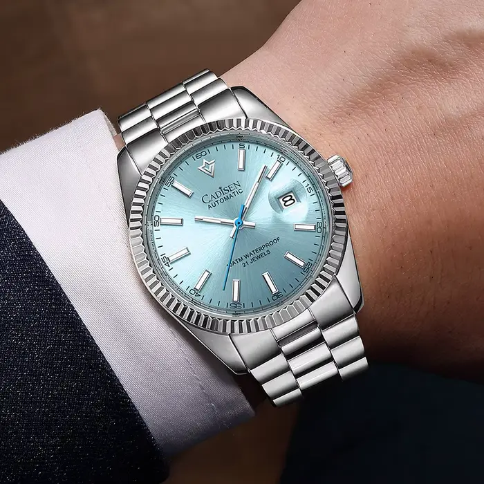 Cadisen-Montre mécanique automatique pour homme