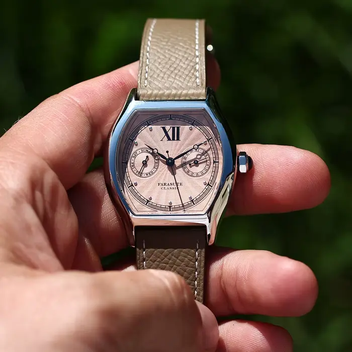 FARASUTE 2024 nouvelle montre à Quartz pour hommes 36mm mouvement VH64 en acier inoxydable sport mode verre saphir