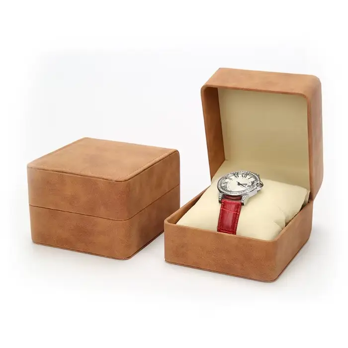 Boîte à montres en cuir de luxe élégante pour hommes occasionnels spéciaux cadeau de collection de montres