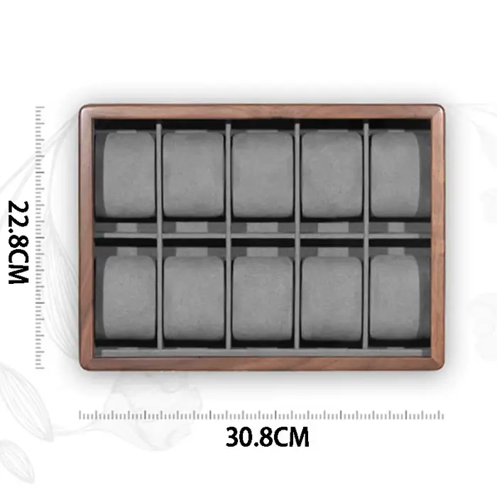 Boîte de rangement de montres en bois massif style mode et casual organisateur de montres-bracelets mécaniques boîtes d'exposition de montres accessoires d'emballage pour hommes occasions spéciales