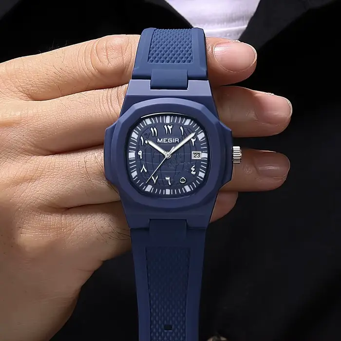 Montre MEGIR à Quartz Style Affaires Résistante à l'Eau Occasions Spéciales Hommes