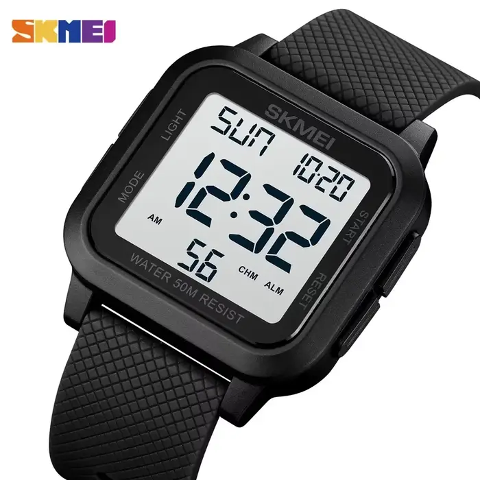 Hommes alarme Chrono horloge 5Bar étanche montres militaires LED affichage choc montre numérique reloj hombre Sport de