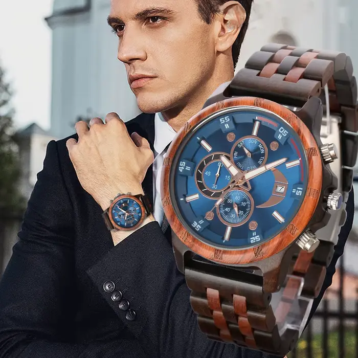 Montres en bois pour hommes