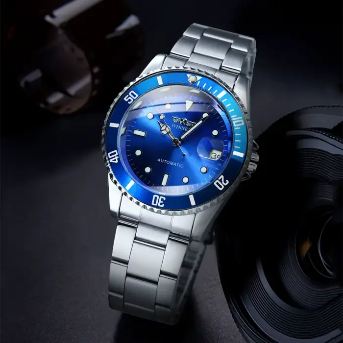 Montre mécanique automatique pour homme, résistante aux chocs, idéale pour occasions spéciales, cadeau professionnel et sportif