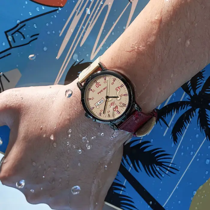 LOUIE JUELEN Montre personnalisée vintage américaine pour hommes