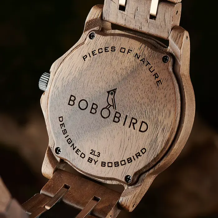 BOBO BIRD – montre-bracelet en bois pour hommes