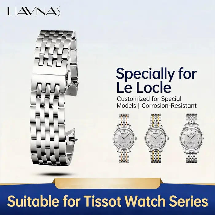 Bracelet en acier inoxydable de 19 mm pour Tissot Le Locle