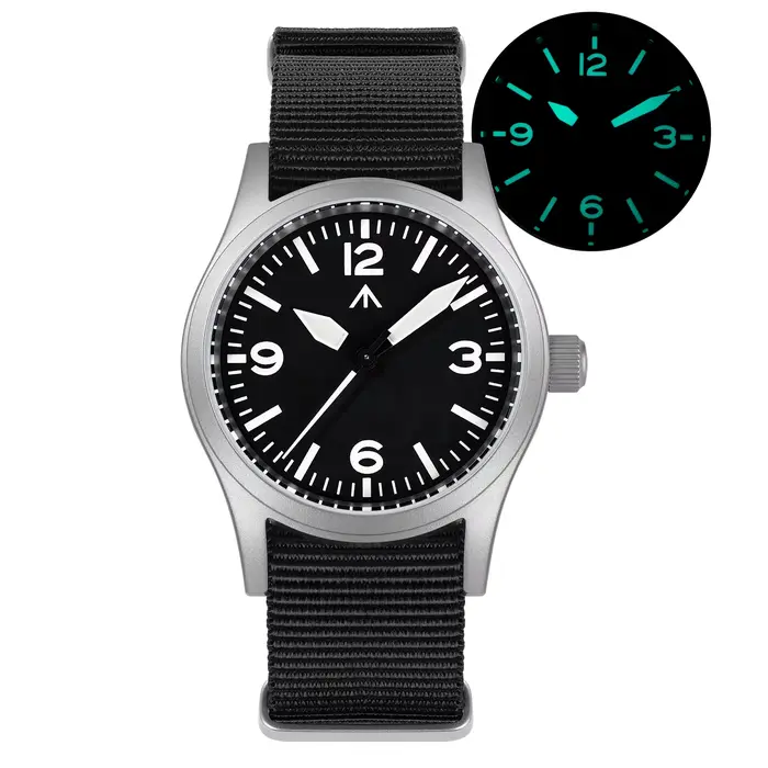 Militado ML24 NOUVEAU Montre pour homme Mouvement à balayage VH31 Montre à quartz Super Luminova BGW
