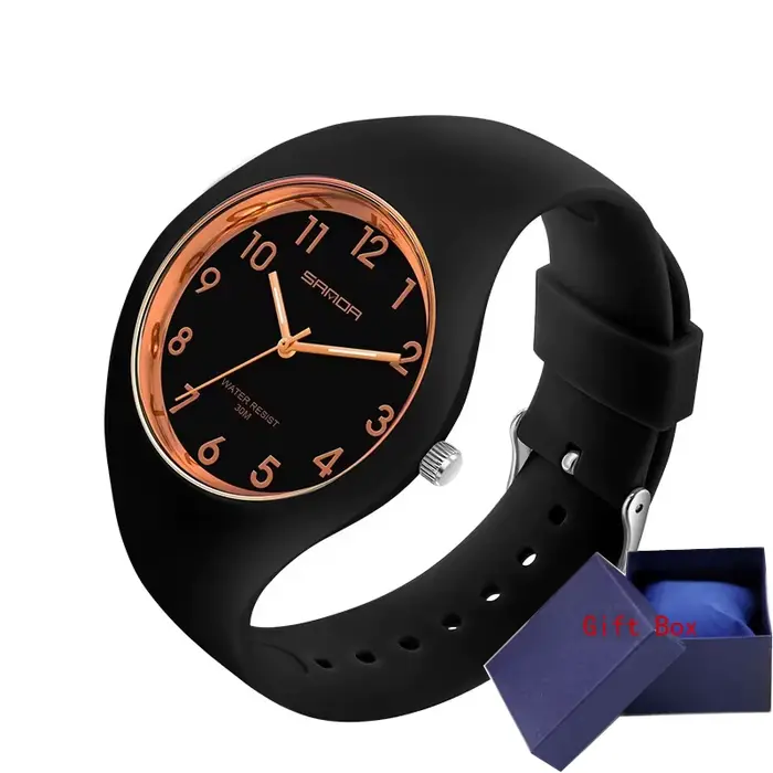 Mode 2022 luxe Sanda marque montre pour femme Simple étanche montres à Quartz Ultra-mince conception