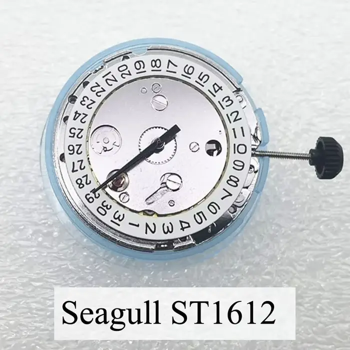 Mouette ST1612 mouvement automatique 21 bijoux Date blanche 3H TY2806 mouvement de montre-bracelet m