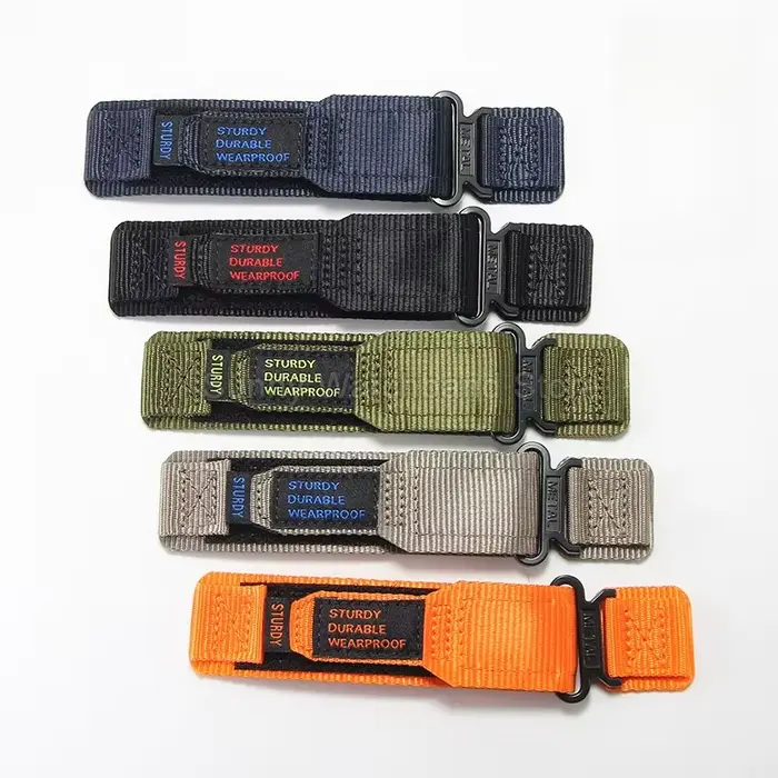 Bracelet de montre en nylon de qualité supérieure avec fermeture Velcro
