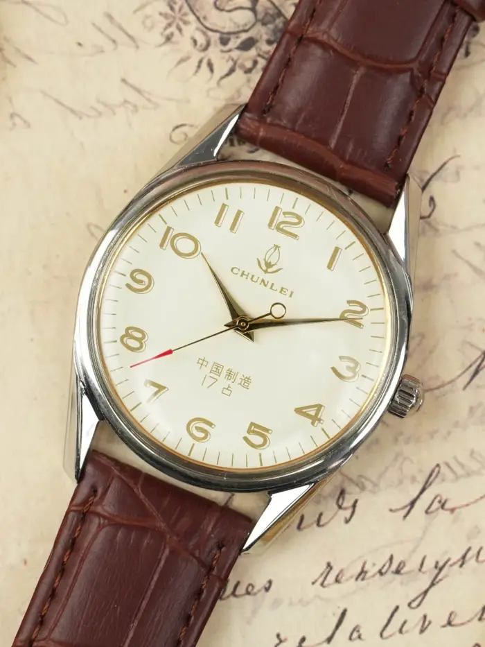 Shanghai Diamond-Montre mécanique à remontage manuel pour homme