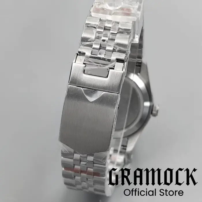 Boîtier de montre 10 ATM 39 mm en acier massif BB58