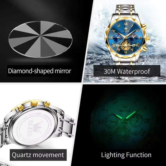 Montre à quartz pour homme OLEVS 2709