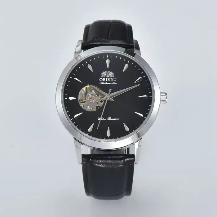 Montre sport automatique unisexe DFDG Orient avec cadran squelette résistante à l'eau pour hommes et femmes occasions sportives et voyages