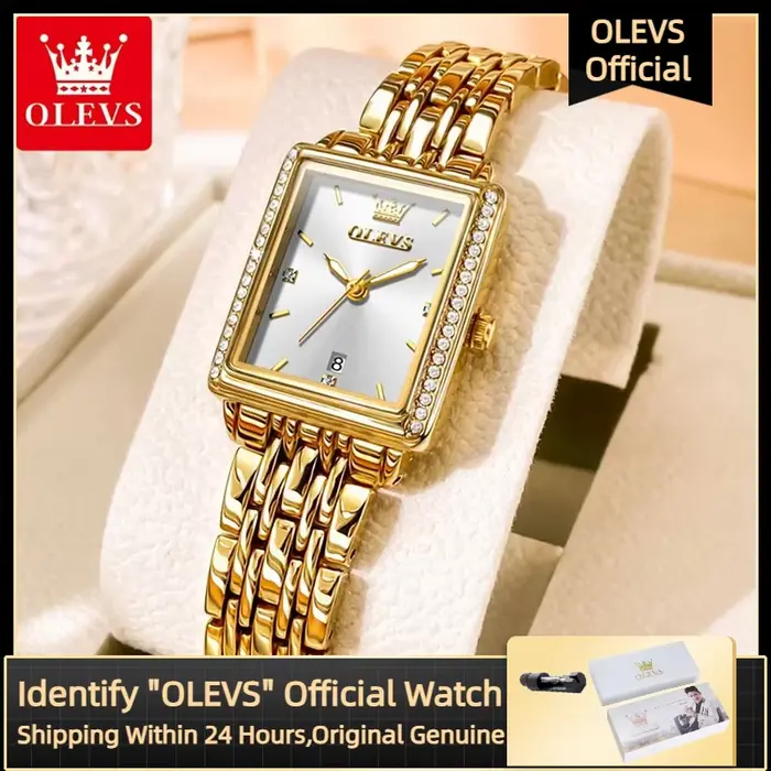 OLEVS 9995 montre pour femme de luxe élégant diamant