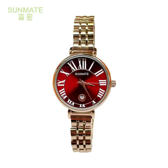 SUNMATE Montre pour femme étanche luxueuse et élégante