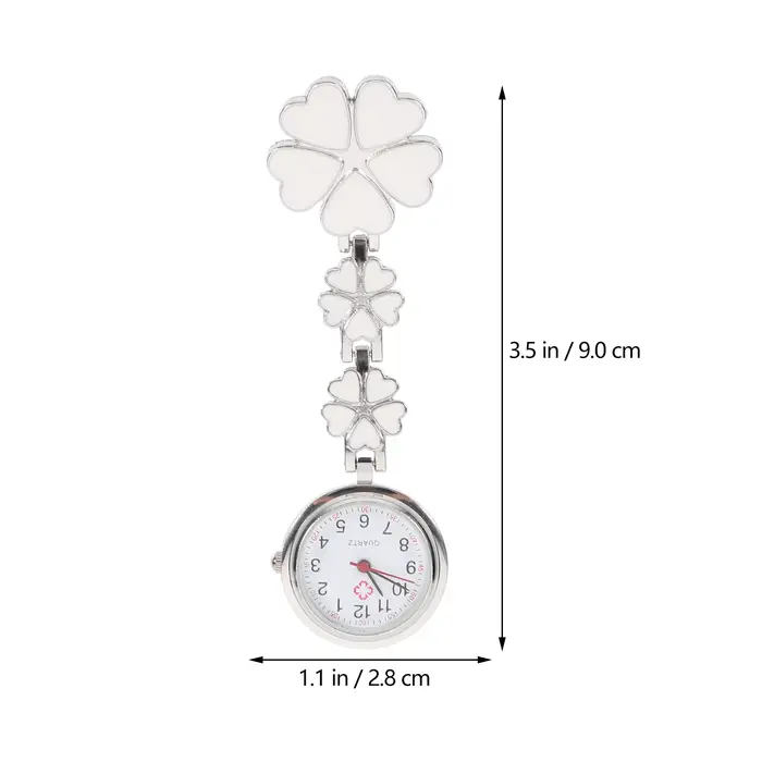 Montre à pince pour infirmière pour femme