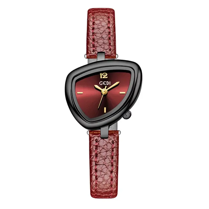 2026New dames montre polyvalent irrégulière Triangle cadran conception Simple étanche haute beauté femmes mode Quartz horloge montres