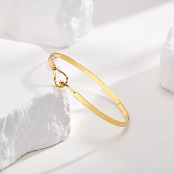 Vnox-Bracelet manchette chic pour femme