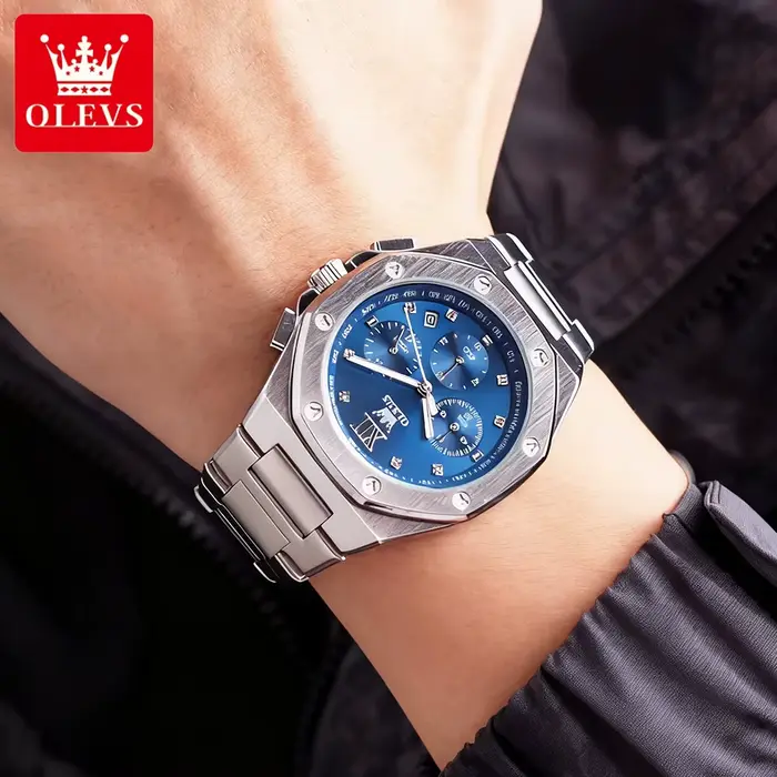 OLEVS – montre-bracelet classique de luxe pour hommes