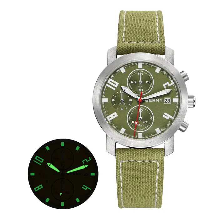 BERNY – montre chronographe pour hommes