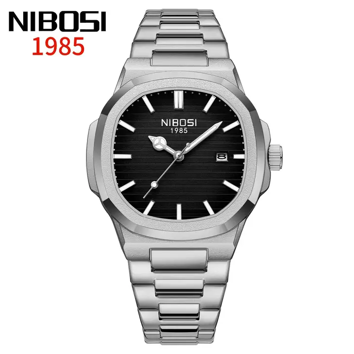 NIBOSI luxe hommes montres étanche lumineux Date