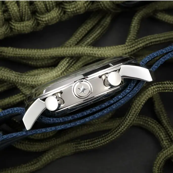 Red Star-Montre-bracelet mécanique à col de cygne pour homme