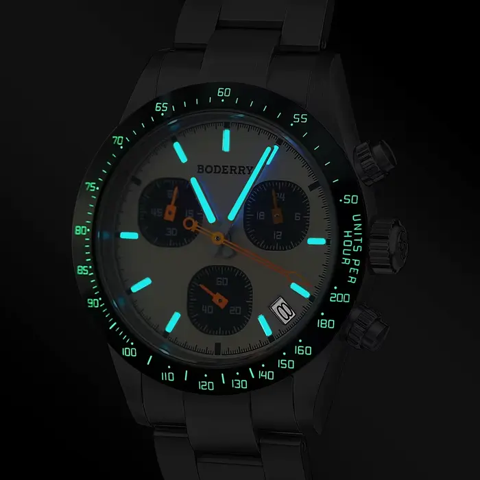 Montre chronographe Boderry GOLDACE en titane