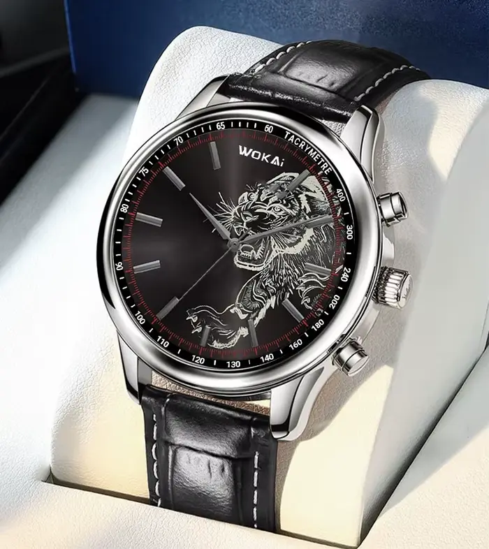 Montre à quartz pour homme de style coréen