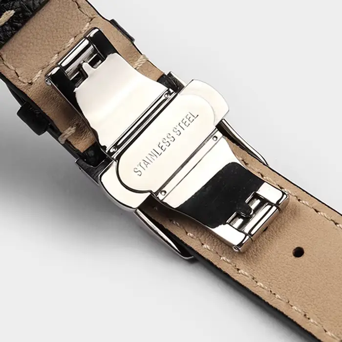 Boucle de montre à fermoir papillon 16 18 20 mm acier inoxydable or rose pour montre Jaeger LeCoultre occasions spéciales femmes hommes