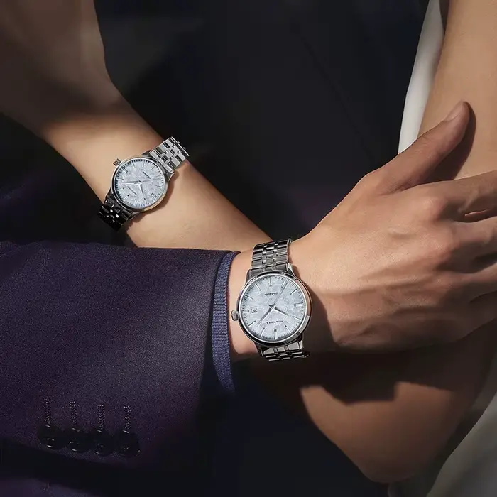 Mouette cèdre hommes montres mécaniques automatiques de luxe mode Couple