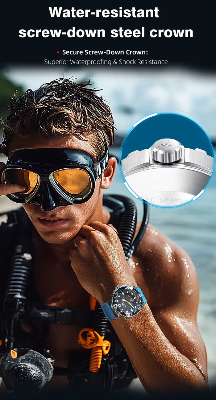 Nouvelle montre de plongée en acier inoxydable 2026