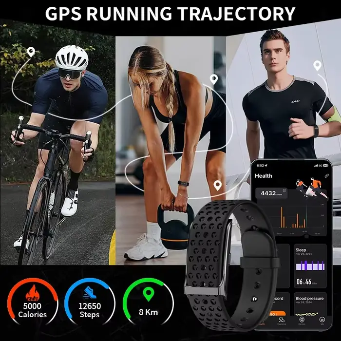 Montre Fitness Multi Fonction Fréquence Cardiaque Tension Artérielle Compatible Android Ios Occasions Spéciales Hommes Femmes