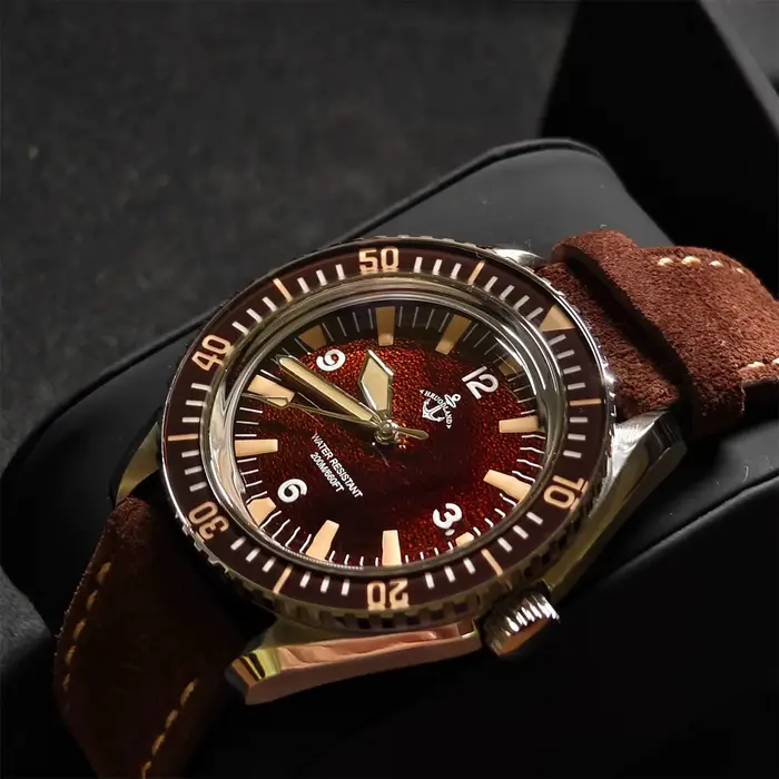 Hruodland 2026 nouvelle montre mécanique automatique rétro pour homme