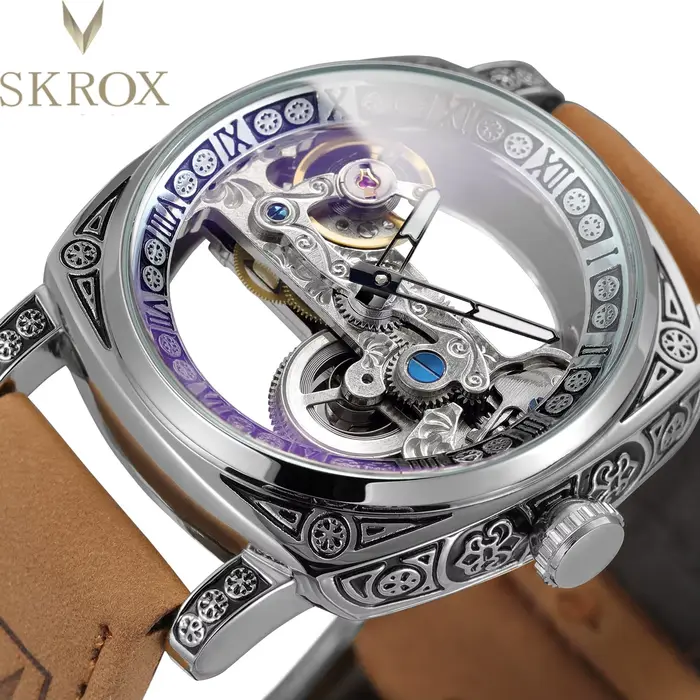 Montre mécanique en or pour homme