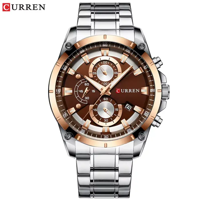 Montres pour hommes, marque de luxe haut de gamme CURREN, montre-bracelet à quartz, mode sport et dé