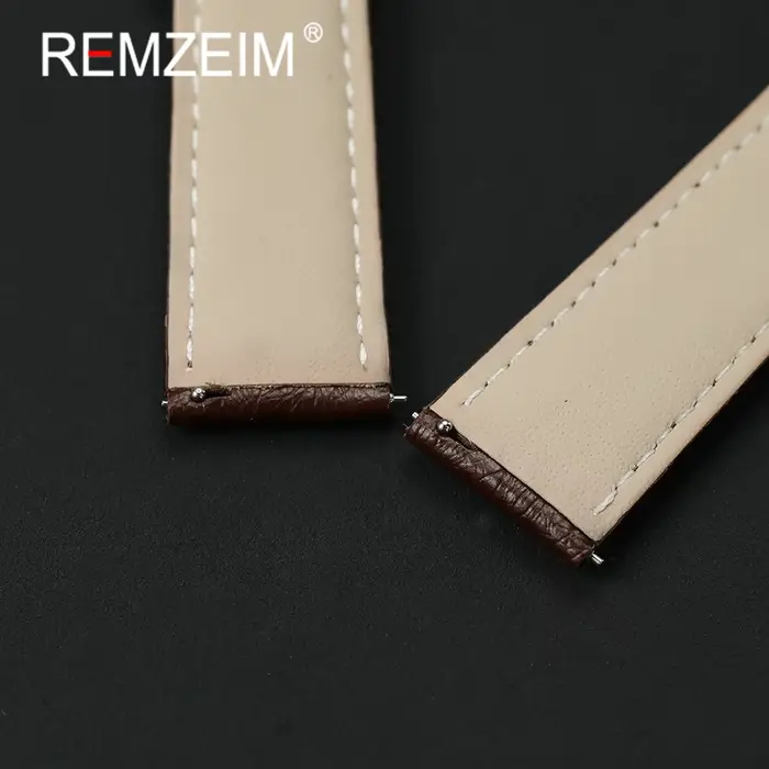 Bracelet en cuir véritable motif d'autruche 18mm 20mm 22mm pour hommes et femmes accessoires de montre occasionnels et spéciaux