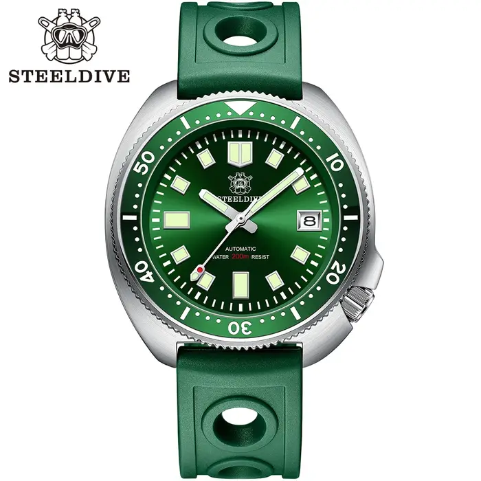 STEELDIVE SD1970 montre de plongée mécanique automatique capitaine Willard NH35 montres tortue hommage résistant à