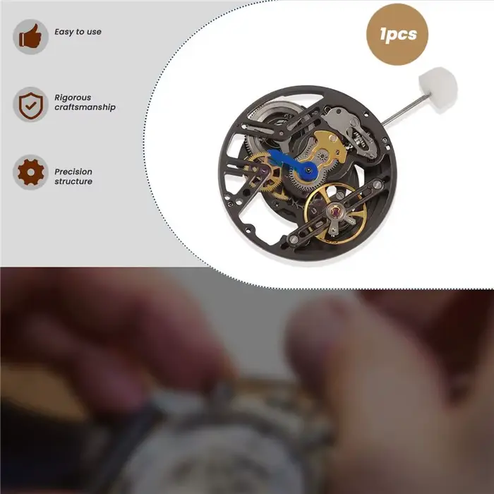 Mouvement mécanique automatique LB20 pour poignet avec trois aiguilles creuses accessoires de montre pour réparation et maintenance horlogère élégante pour homme et femme occasions spéciales