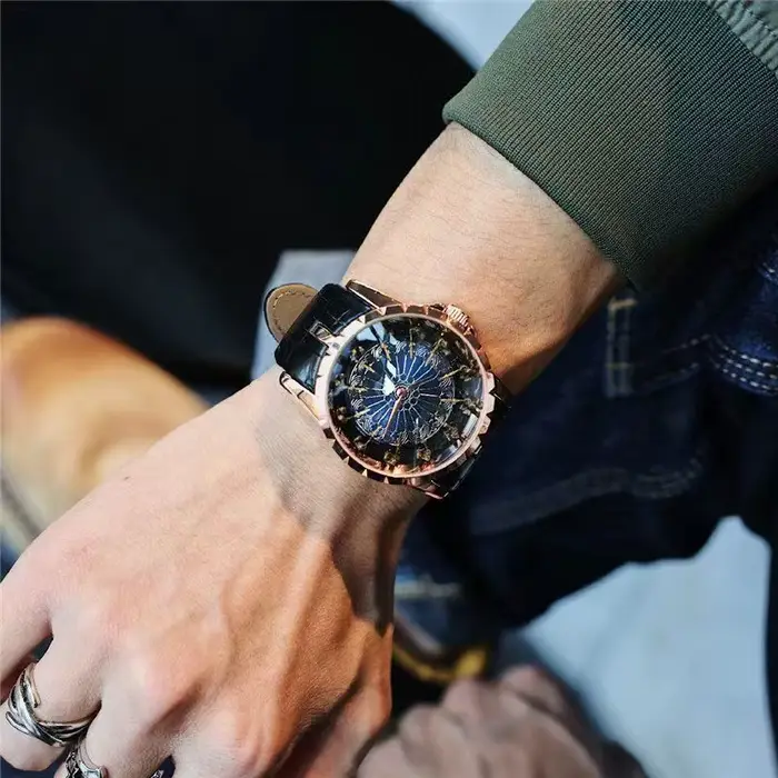 Montre pour homme de luxe haut de gamme et élégante