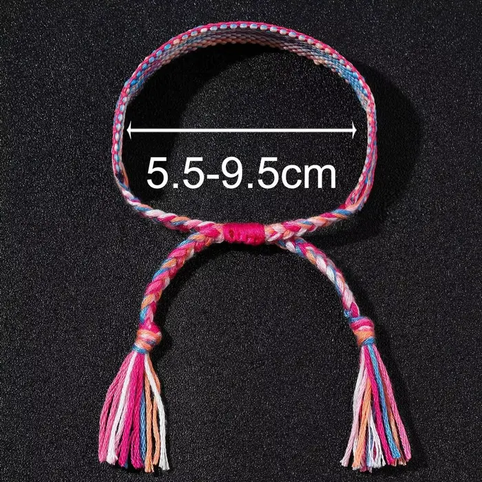 Bracelets d'amitié tissés bohême népal