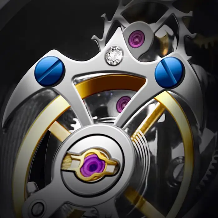 AESOP hommes de luxe véritable Tourbillon volant mécanique saphir montre étanche squelette montres