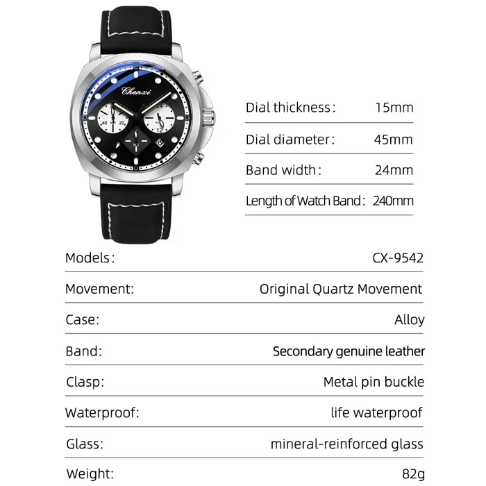 CHENXI – Nouvelle montre de sport lumineuse pour homme
