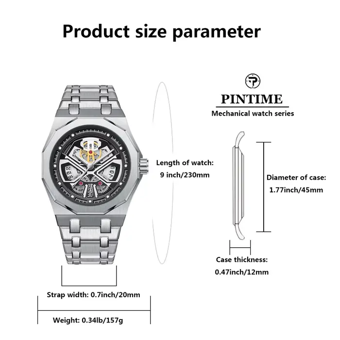 Montre à quartz pour homme