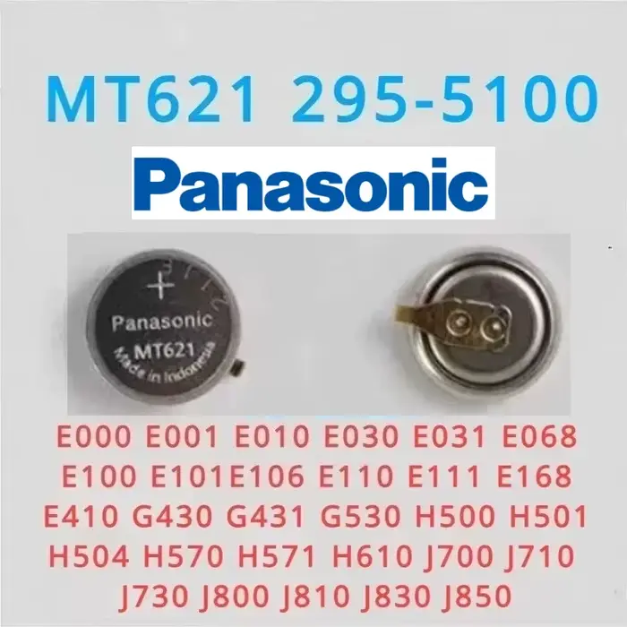 Nouveau Condensateur de montre rechargeable Panasonic 295-5100 MT621 en stock pour Citizen Eco-Drive