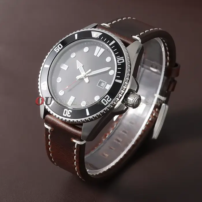 Bracelet de montre vintage en cuir huilé ciré 20mm 22mm pour Seiko pour Omega
