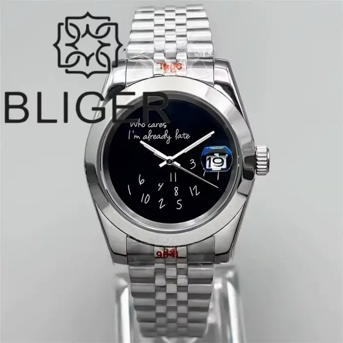 Montre pour homme avec logo personnalisé 36 mm 39 mm
