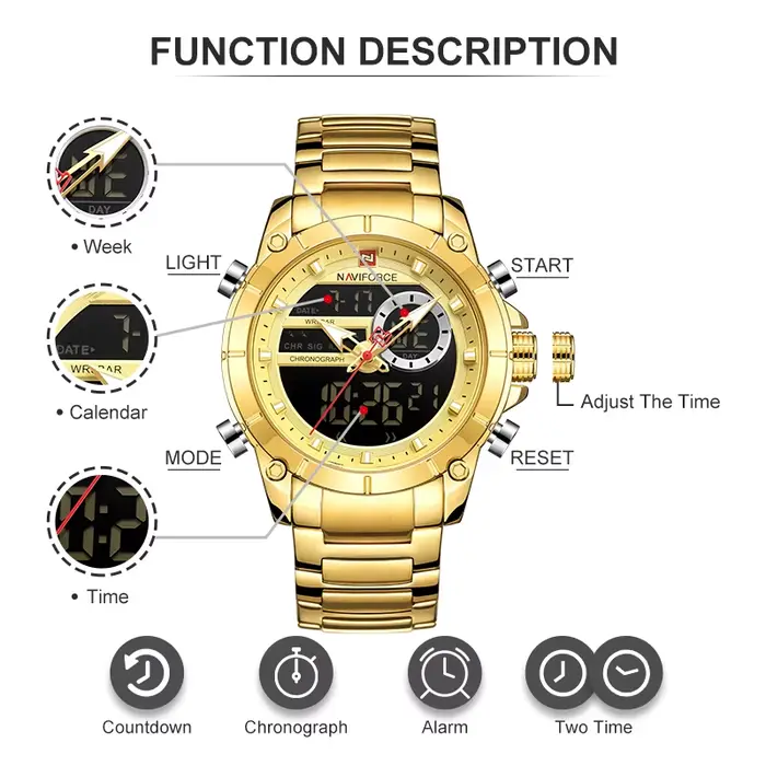 NAVIFORCE – montres de Sport pour hommes