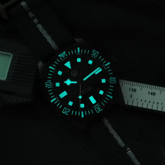 Watchdives EXD montre en titane hommes VH31 balayage deuxième mouvement saphir cristal lumineux 20Bar étanche 38mm montres Vintage